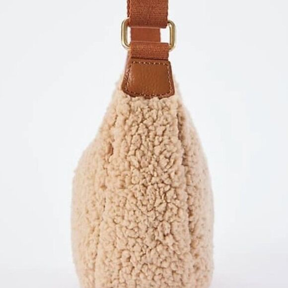 J.Jill Women's Crescent Sling Bag One Size Warm Natural - Picture 3 of 5